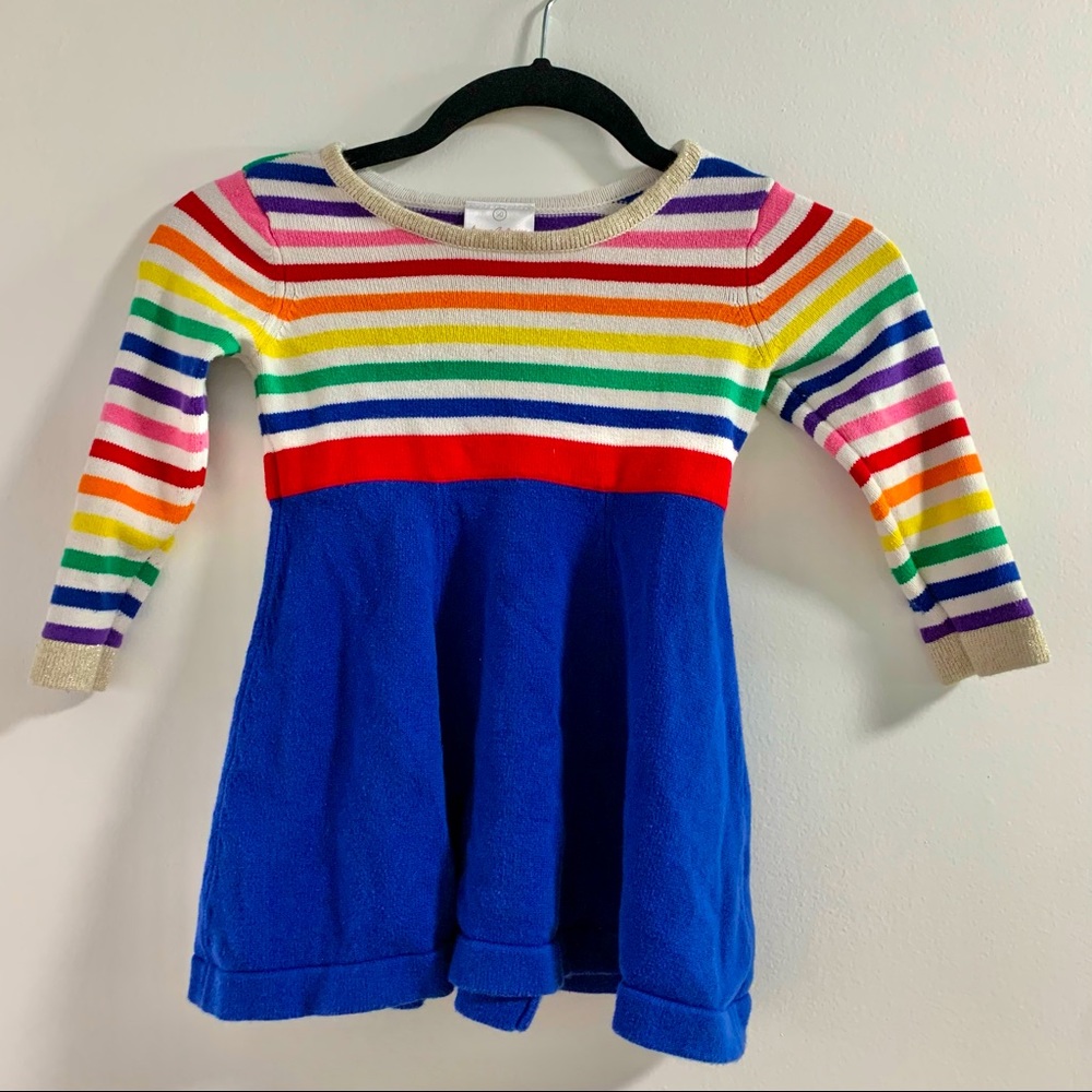 Hanna Andersson Rainbow Sweater Dress